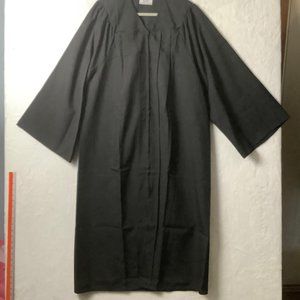 GraduationSource Graduation Graduate V-Neck Zip Gown Unisex Size 54 5'9" - 5'11"